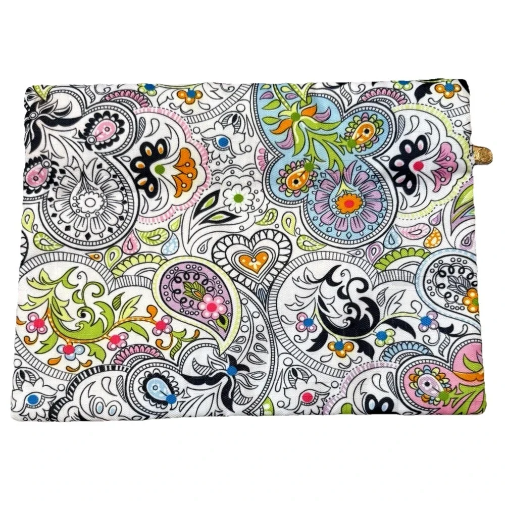 LeSportsac Doodle Floral Bag Cosmetic Makeup Small‎ Pouch Travel